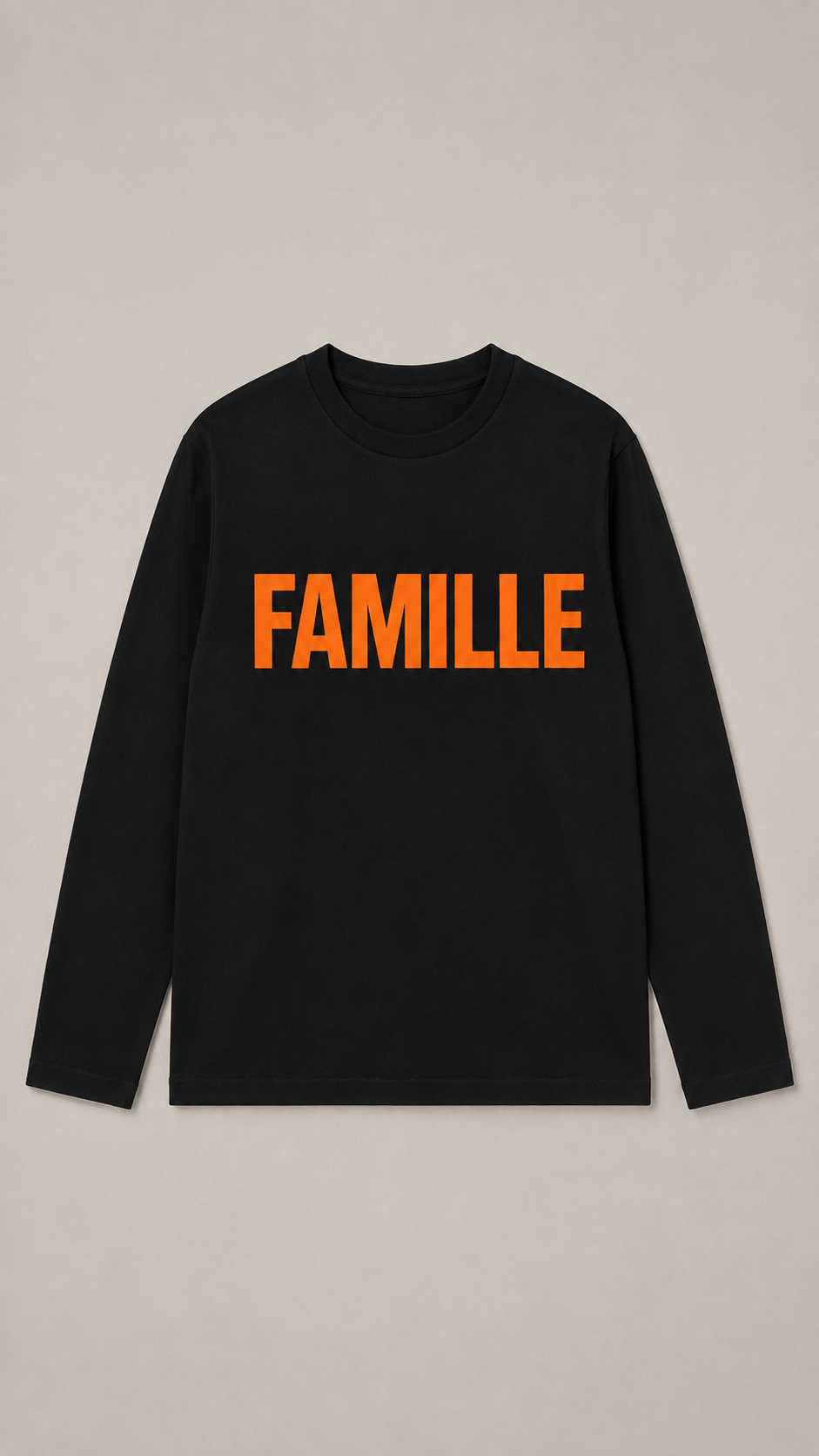 T-SHIRT MANCHES LONGUES                  "MAISON FAMILLE"